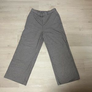 Uniqlo Pants Highwaisted Houndstooth Black White XL 32/33 Inch